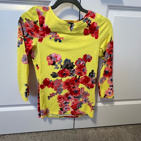 Joules 3/4 length floral top - Picture 1 of 4